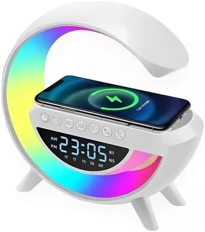 Table Lamp Lamp Rgb Smart Bluetooth Speaker Wireless Technology RGB Speaker Speaker Sound Box And Bluetooth Induction Charger Wireless Charging Night Light Ambient