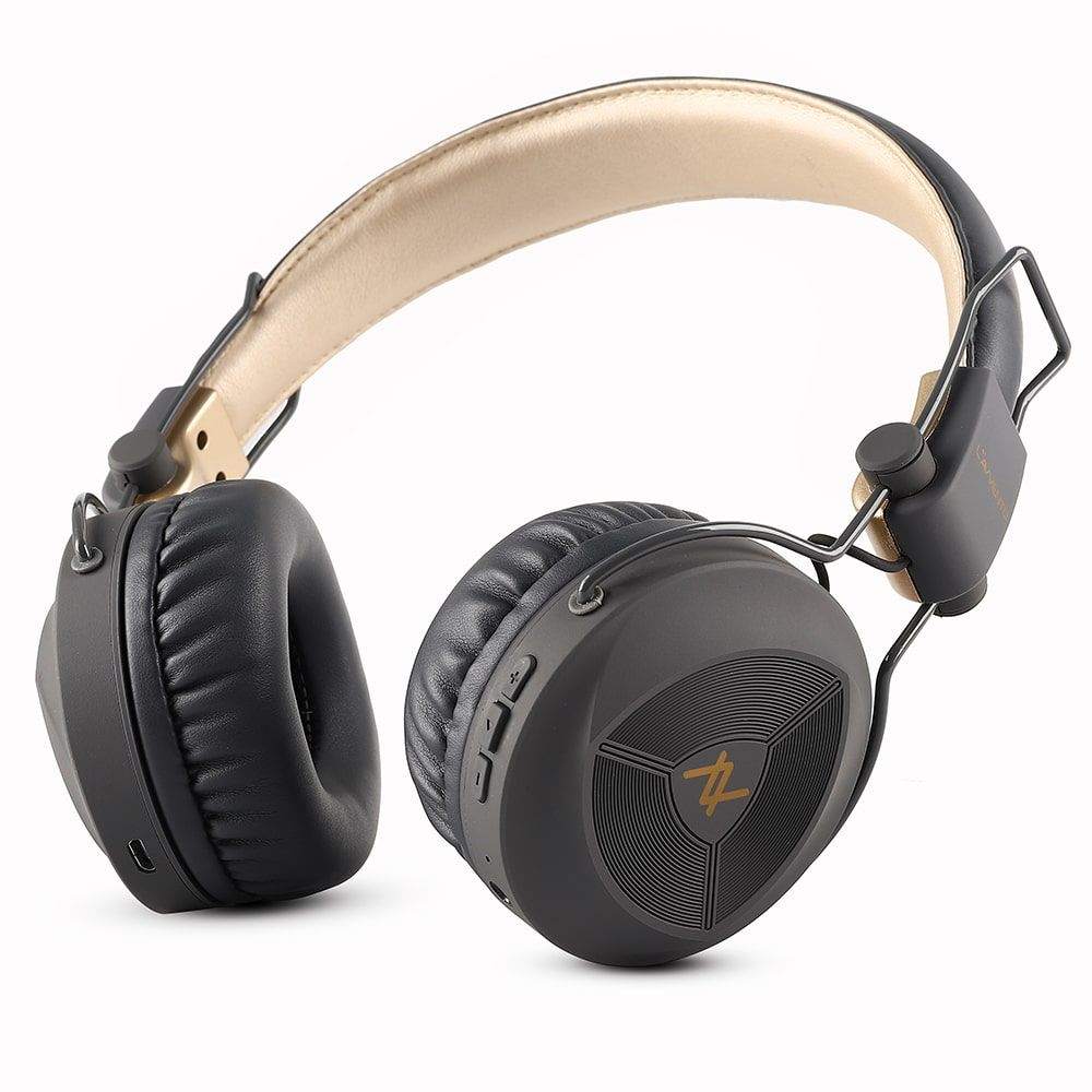 [HP236] L'AVVENTO HP236 Bluetooth 5.0 Headphone With Mic Turbo Bass Mode - Gray*Gold inner