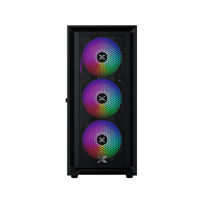 Xigmatek Master X II Mid-Tower Case, 4 ARGB Fans, 600 W PSU