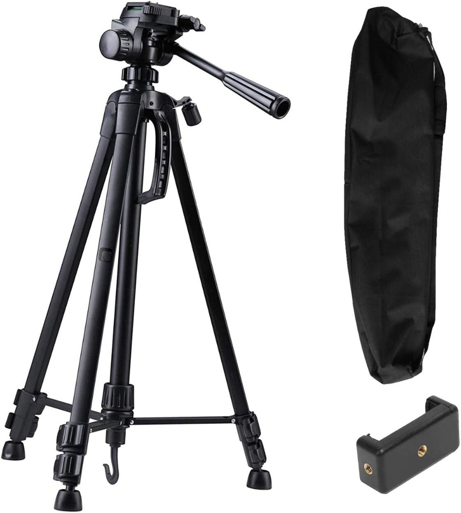 NeePho WT 3520 Extendable 180 Degrees Tilt Handle Carbon Fiber Camera Tripod Phone Outdoor Live Selfie Camera Phone Floor, Stand for DSLR Camera