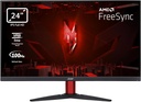 Acer Nitro KG242YE Gaming Monitor 23.8 Inch (60 cm Screen) Full HD, 100Hz HDMI, 75Hz VGA, 4ms (GTG), 2xHDMI 1.4, VGA, HDMI FreeSync, Black
