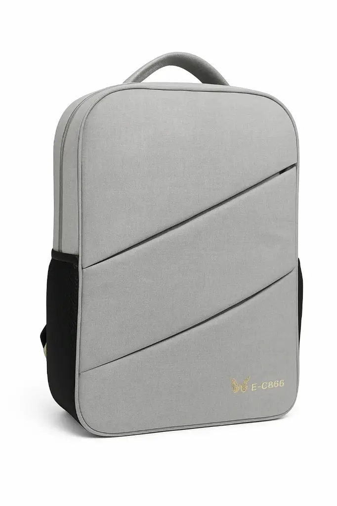 Bagbell B2020-Inch Casual Business Large Capacity -Multi-Pockets USB Backpack Bag Gray  