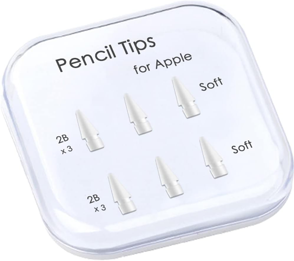 Soft Pencil Nib Tips for Apple Pencil 1st/2nd Generation