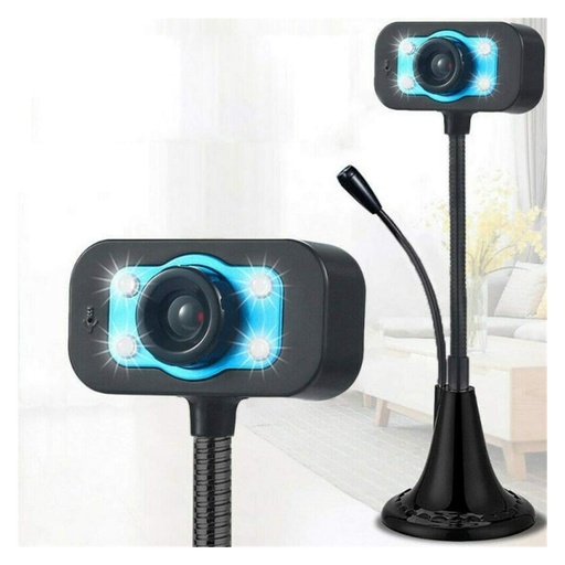 كاميرا ويب USB مدرجة بأوضاع 480p/720p/1080p - يلزم تأكيد الدقة الأصلية