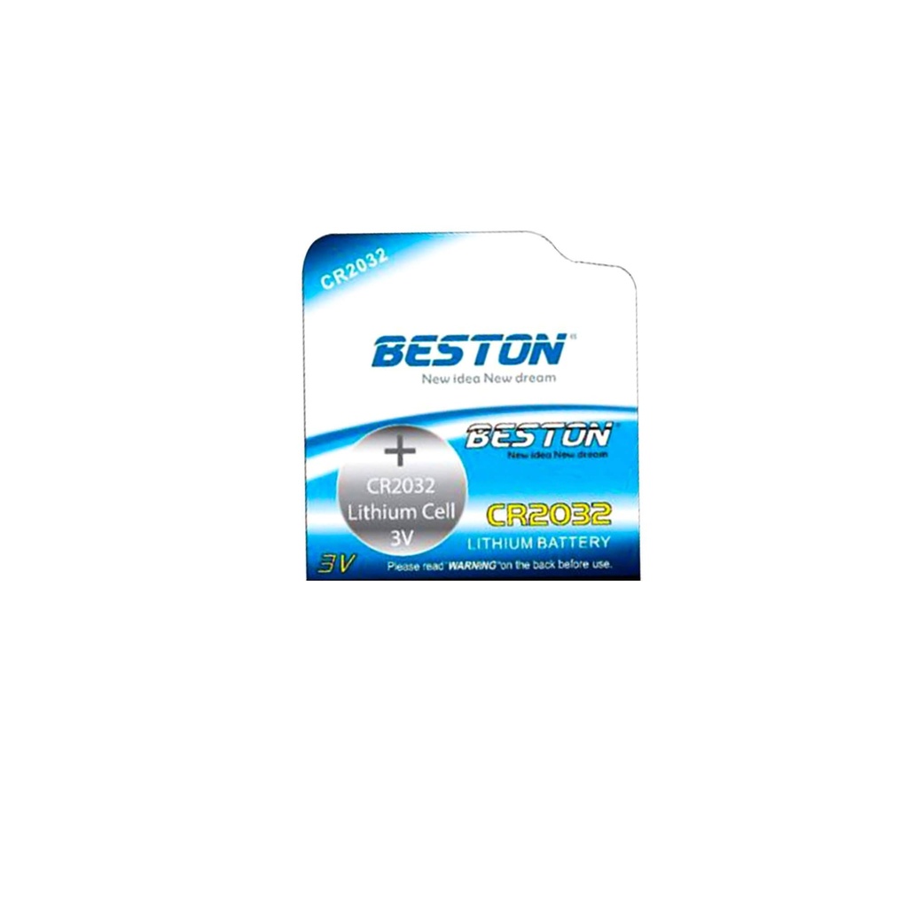 BESTON CR2032 Lithium Coin Battery, 3 V, 210 mAh