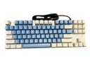 Keyboard Xunfox K80 Gaming Mechanical Arabic English 87 Keys TKL Blue