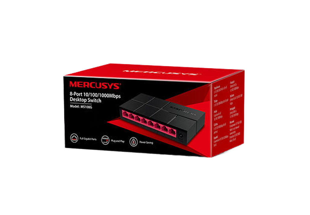 Mercusys MS108G 8-Port Gigabit Desktop Switch