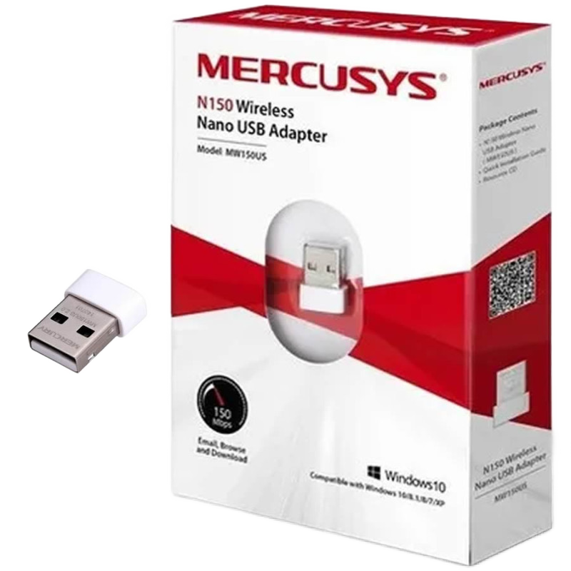 [MW150US] Mercusys N150 Wireless Nano USB Adapter MW150US