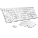 Keyboard Kolaura KL02 Ultra Thin Rechargeable Wireless White