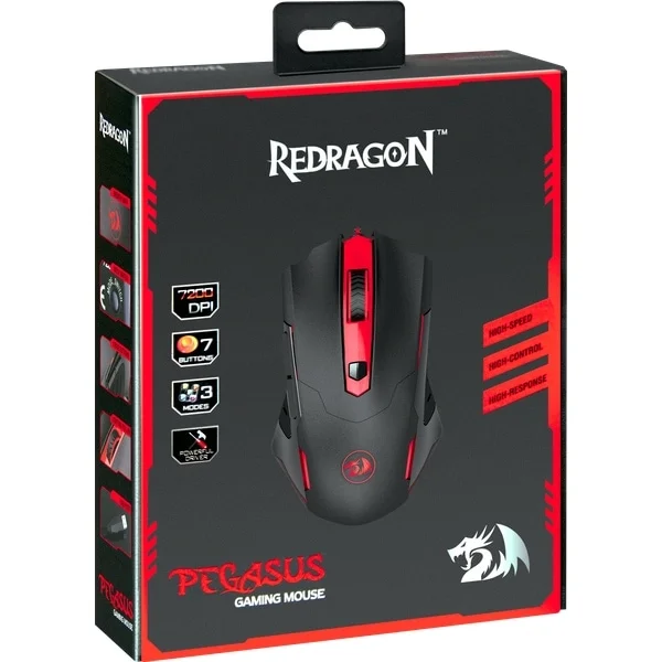 Mouse Redragon M606 Nothosaur Gaming Black