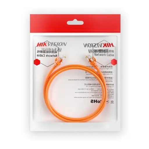كابل توصيل شبكة Hikvision DS-1NP6UEC0 Cat6 رمادي، طول مدرج 0.5 متر