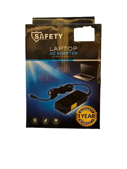 HP Safety Adapter Power Charger Laptop Yellow 18.5V 3.5A 65W
