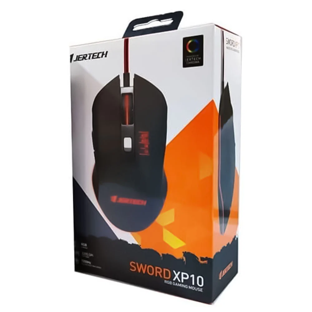 Mouse Jertech Sword XP10 Gaming 3200 DPI Wired RGB