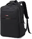 Rahala A902 15.6-Inch Backpack Laptop Large Capacity Waterproof Business USB Charging , Black