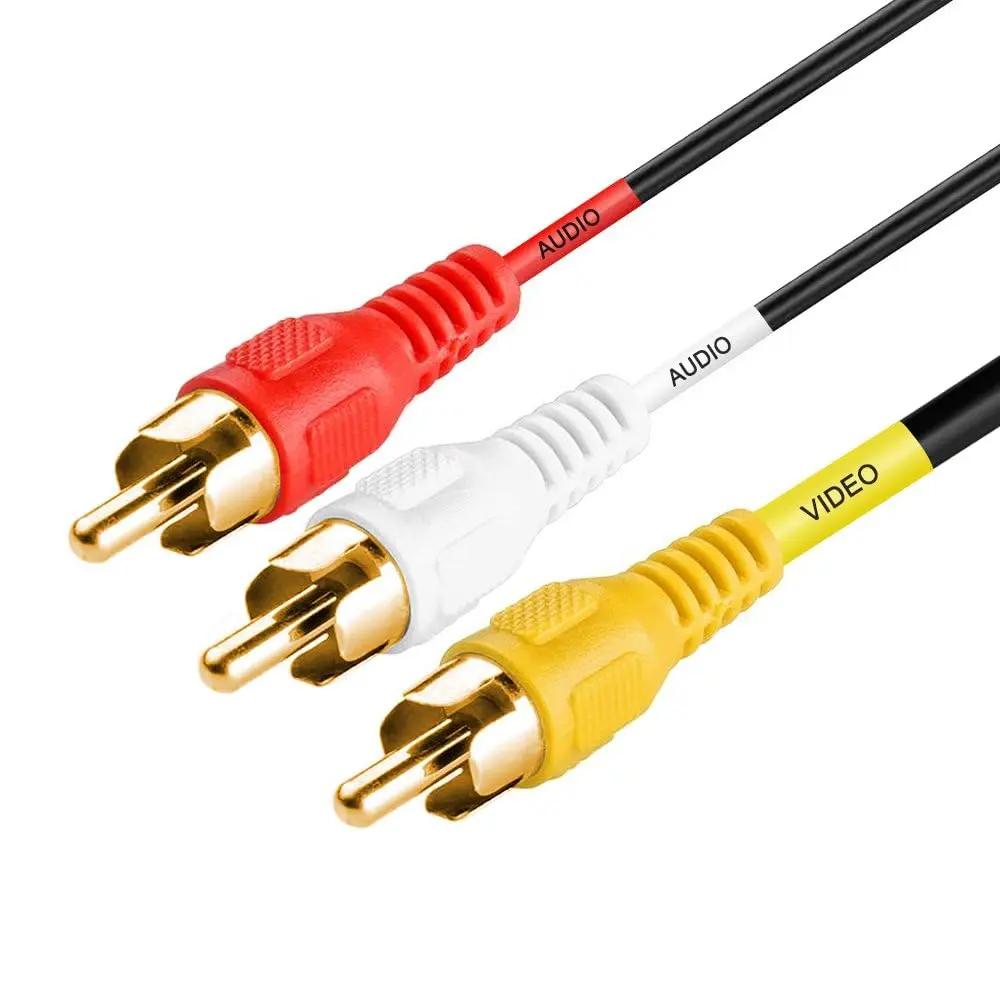 Audio 10m Video Cable 3*3 - Multi Color 