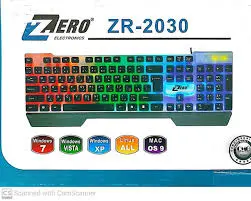 Keyboard Zero 2030 Gaming Backlit