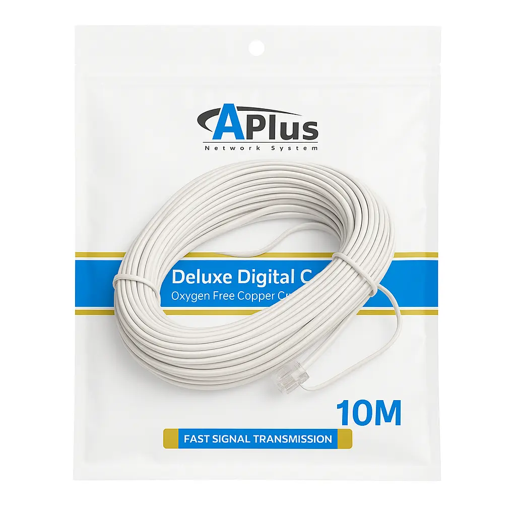 10M APlus Deluxe Digital Oxygen-Free Copper Telephone Cable