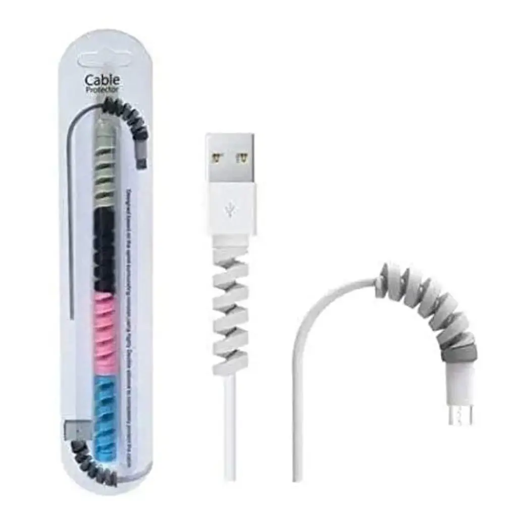 [شرنك] Protect The Charger Cable and Earphone, Multicolor 