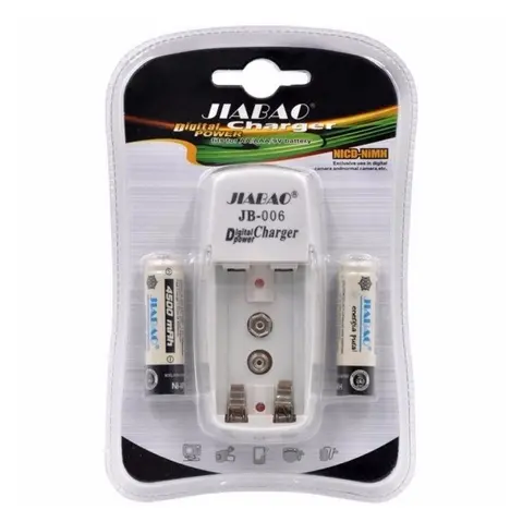 JIABAO A-613 Battery Charger With 2pcs AA Battery
