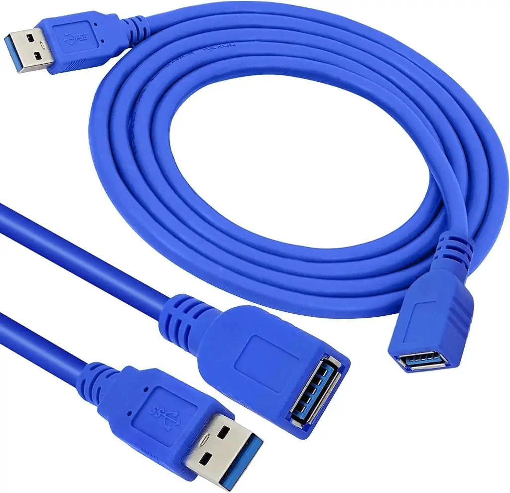 1.5 Meters USB 3.0 Male to Female Extension Cable USB 3.0 High Speed Data Transfer 1GBps with Shielded for PC - Laptop - other devices - Blue
