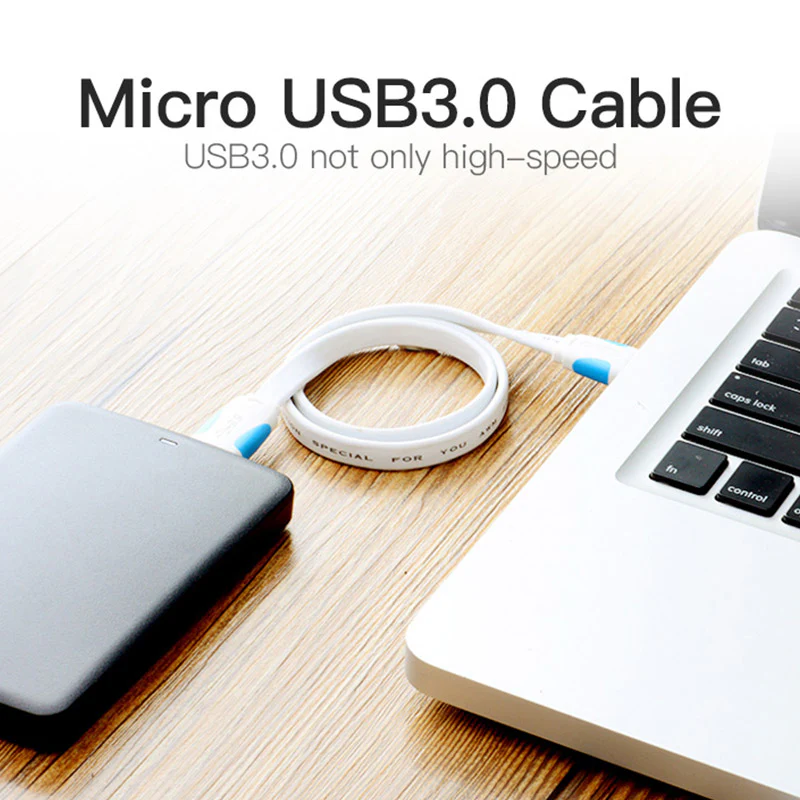 CABLE USB3.0 MICRO-B Gold-Plate FOR HDD 