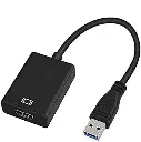 USB to HDMI Adapter, USB 3.0 to HDMI Adapter 1080P HD Audio Video Cable Converter(Male to Female), Video and Audio Multi-Display Converter Compatible with Windows 8.1/8/7/10