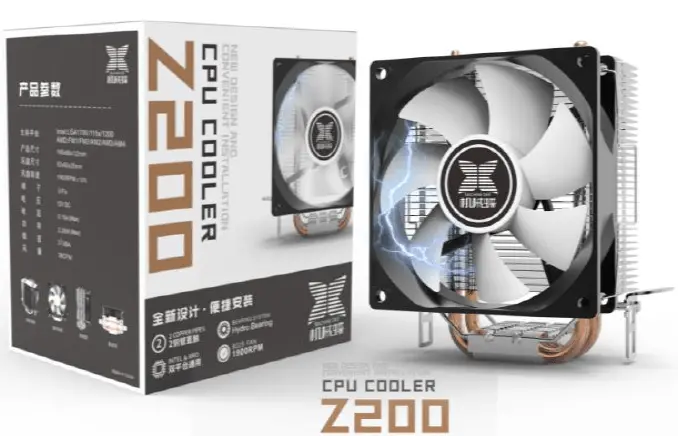 1500RPM Central Processing Unit (CPU) Fan, 120MM Aluminum Extruded CPU Cooling Fan for Computer CPU Cooling, for Intel LGA 1155 1151 775 1366, (Fixed RGB, 2ND, C Series)