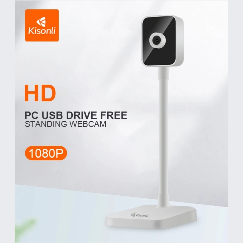 Kisonli D1 Webcam,FULL Hd 1080P 