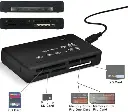 All-IN-ONE USB 2.0 7-in-1 Card Reader Memory Cards USB Card Reader CF/SD/xD/MS/SDHC, Memory Card Reader, Multi Card Reader, Card Reader Adapter