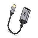 IVIIN USB C to HDMI Adapter 4K Cable, Type-C to HDMI Adapter for Thunderbolt 3, Portable USB C Adapter, Compatible for iPhone 15, MacBook Pro, Pixelbook, Dell XPS, Samsung Galaxy, Steam Deck, Ipad pro