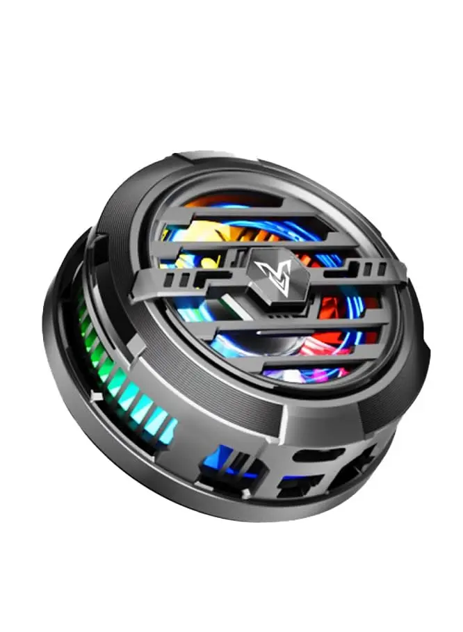 F27 High-Powered Phone Cooling Large Screen (RGB) Semiconductor Mobile Phone Cooler Radiator with Magnetic Attachment & Clip Design