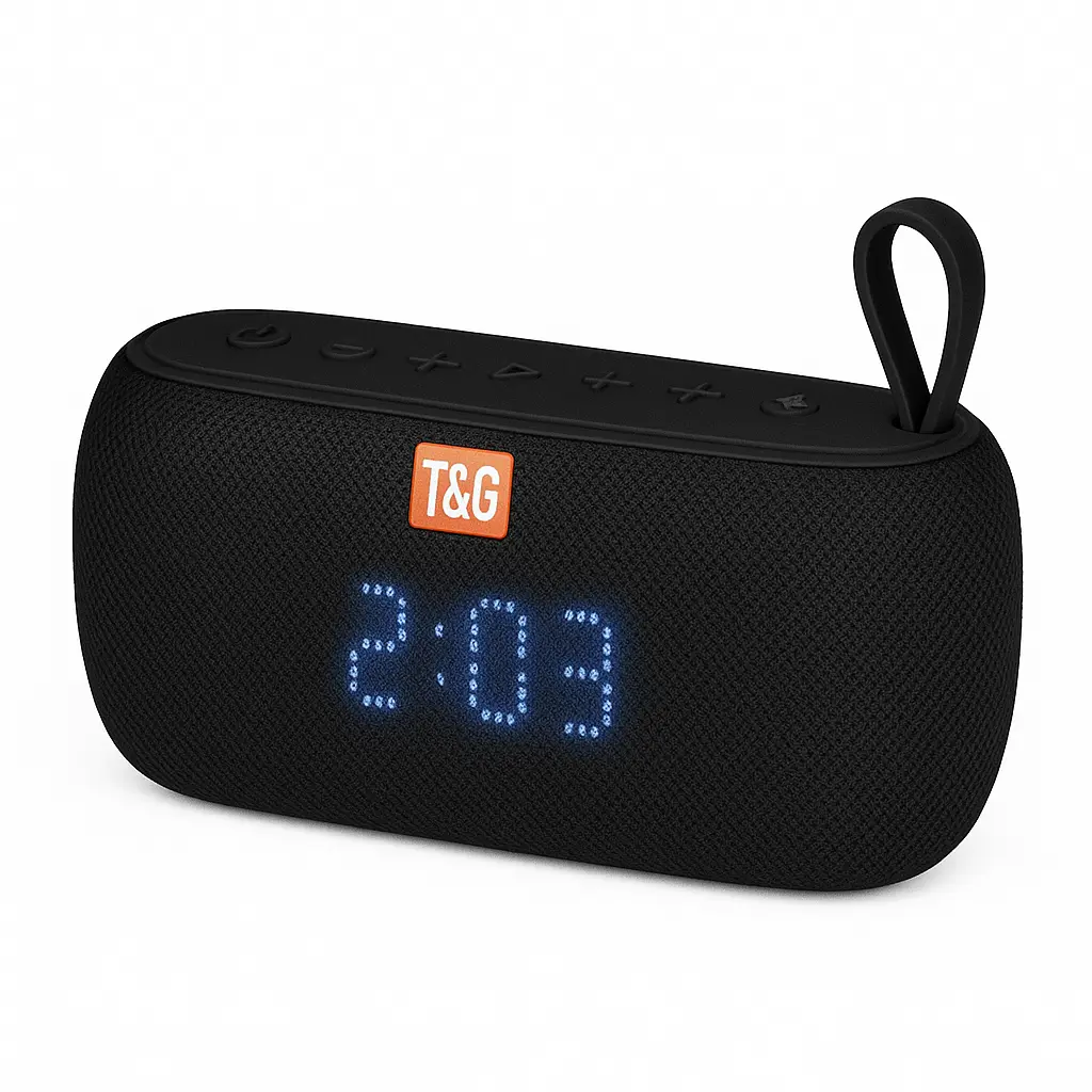 TG177 Portable Bluetooth Speaker 20W Wireless Waterproof Outdoor Subwoofer Column Supports TF Alarm Clock USB Subwoofer Music