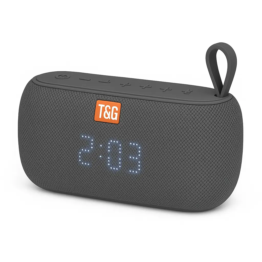 TG177 Portable Bluetooth Speaker 20W Wireless Waterproof Outdoor Subwoofer Column Supports TF Alarm Clock USB Subwoofer Music