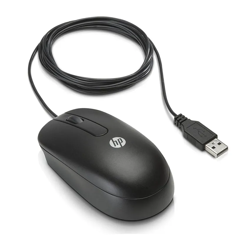 [Stok-MSU1158] USED Mouse HP Laser MSU1158 Wired Black