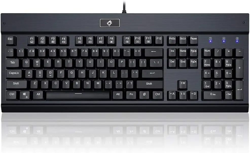 [kg010-wn] Redragon KG010 Gaming Mechanical Keyboard – Brown Switch – White Led  (White)