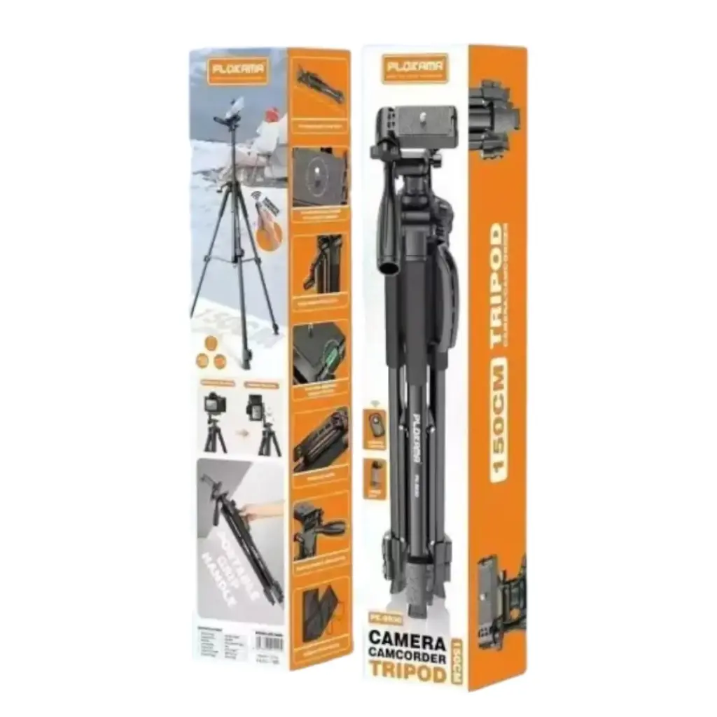 Plokama PK-9930 Professional Tripod, 150 cm, 3-Way Pan Head