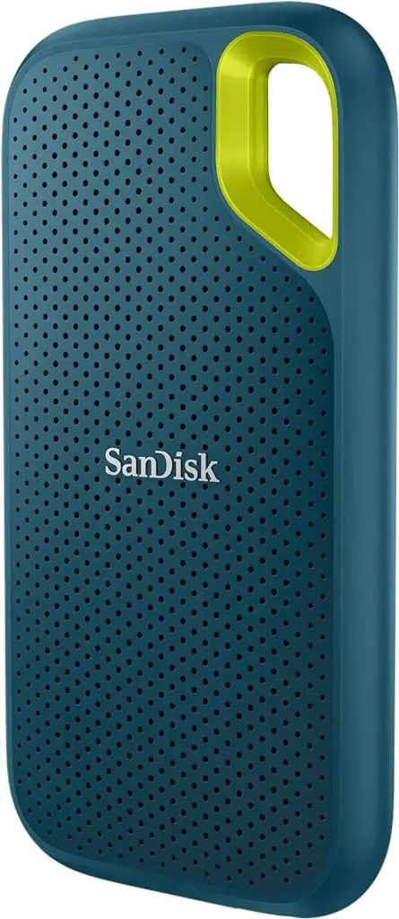 SanDisk 1TB Extreme Portable SSD - Up to 1050MB/s, USB-C, USB 3.2 Gen 2, IP65 Water and dust Resistance, Updated Firmware, Monterey - External Solid State Drive - SDSSDE61-1T00-G25M green