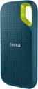 SanDisk 1TB Extreme Portable SSD - Up to 1050MB/s, USB-C, USB 3.2 Gen 2, IP65 Water and dust Resistance, Updated Firmware, Monterey - External Solid State Drive - SDSSDE61-1T00-G25M green