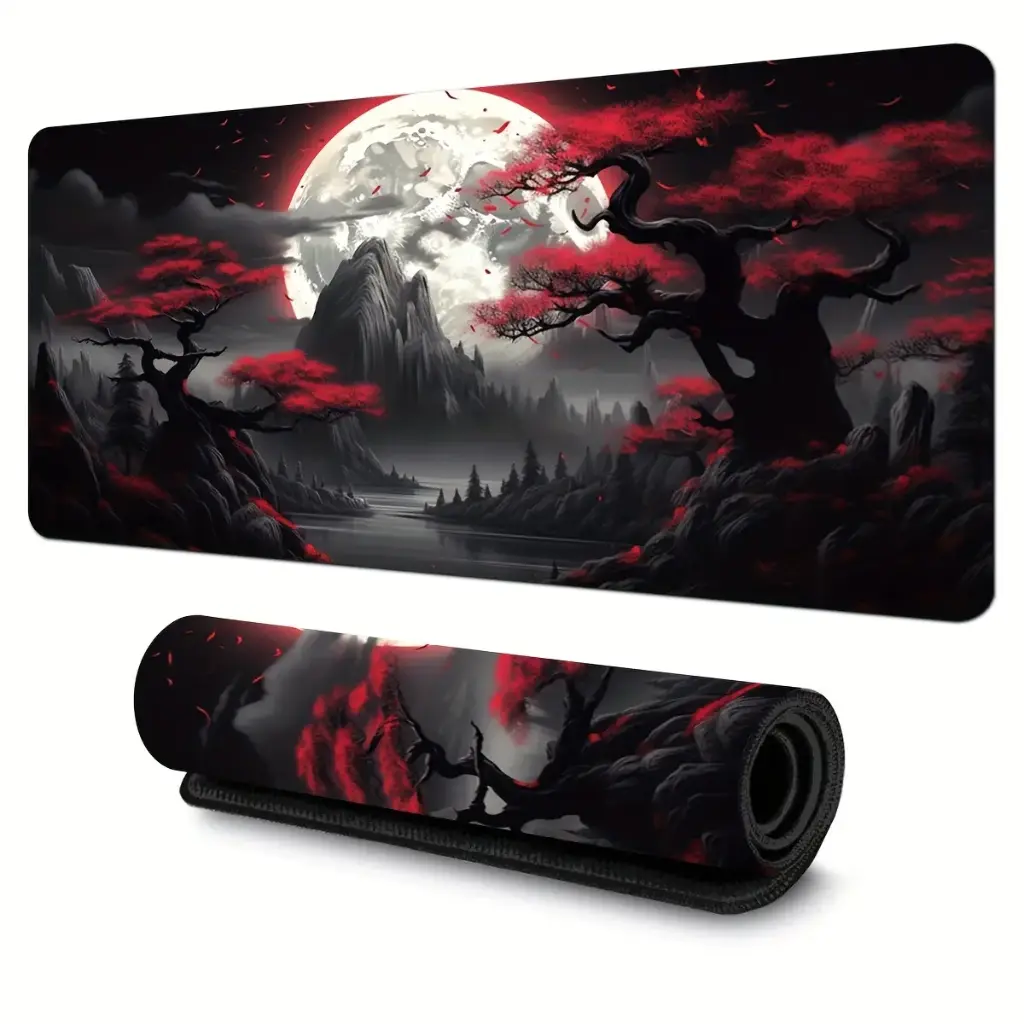 [Red Moon 70*30] Gaming Mouse Pad Red Moon 70*30*2mm