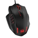 Redragon M908 IMPACT MMO Gaming Mouse up to 12,400 DPI High Precision Mouse for PC, 18 Programmable Buttons, Weight Tuning Cartridge, 12 Side Buttons, 5 programmable user profiles, 16.8 Million Customizing LED 