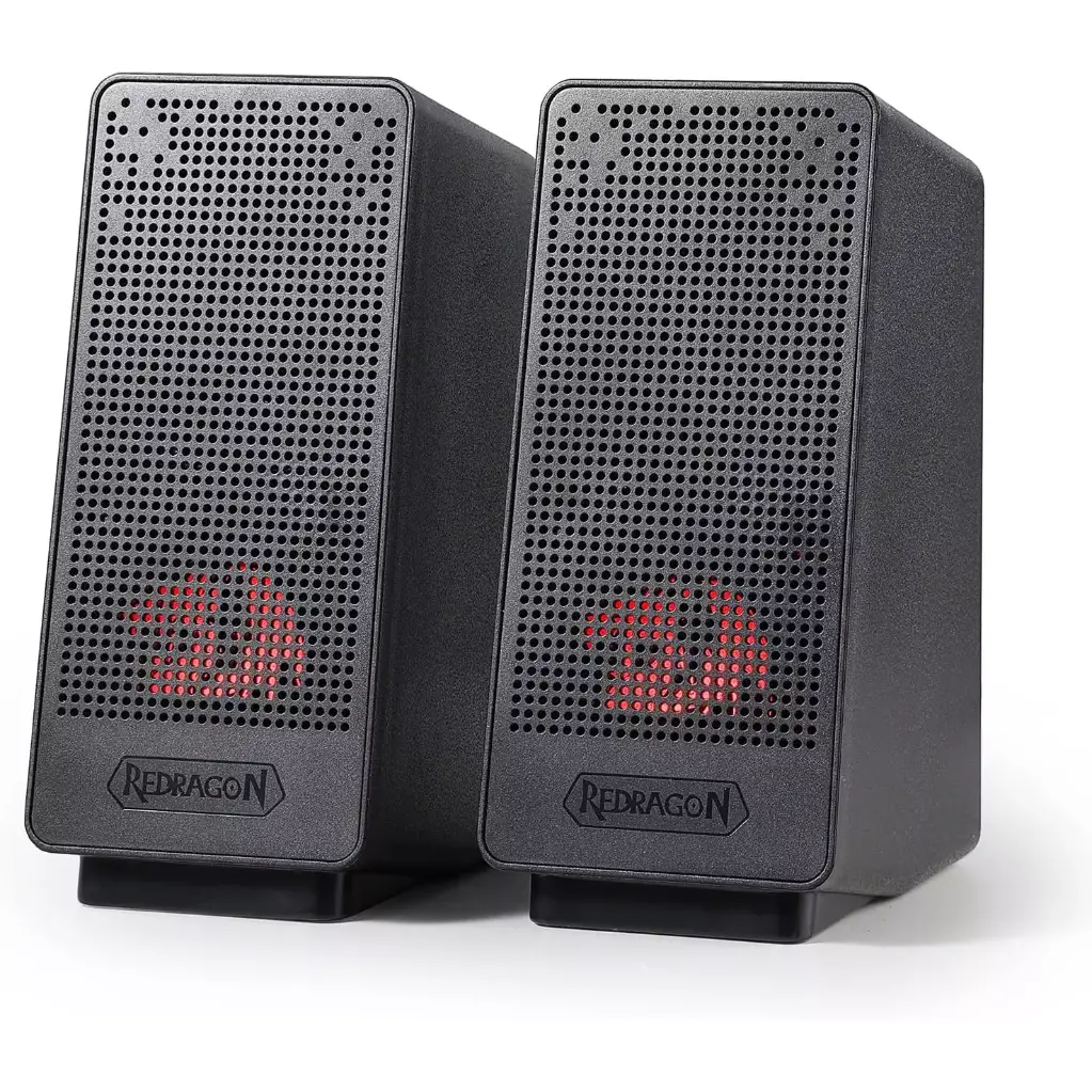 REDRAGON GS513 RANCH Desktop Speaker 2.0 Channel Stereo – USB Powered + 3.5mm Cable