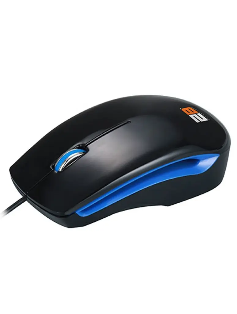 Mouse 2B MO16L Piano Finishing Wired Blue Black