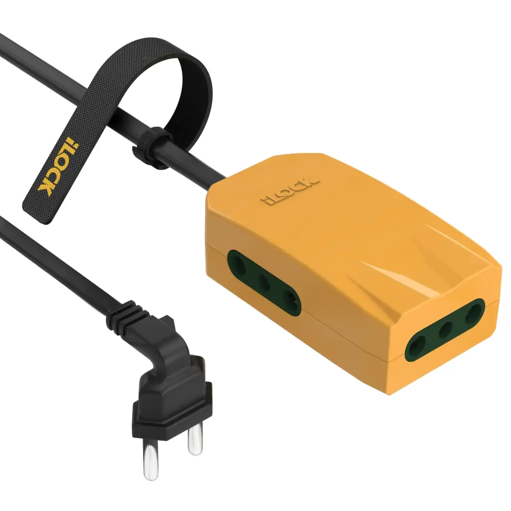 [5070] 1.5 M iLOCK Mini Power Strip – 3 outlets 1.5 m