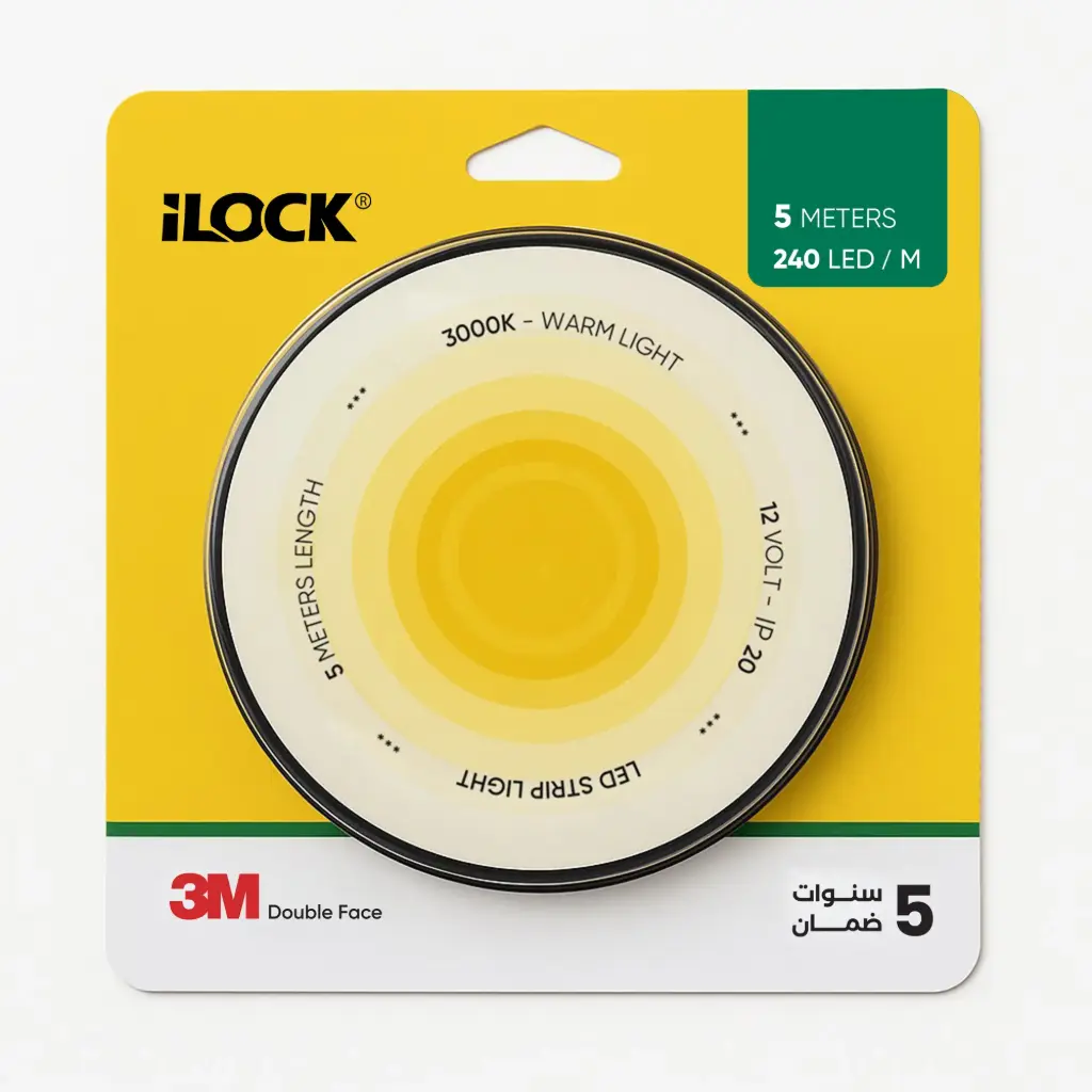 iLOCK LED Strip Light | 3000K | 5m | 240 LED