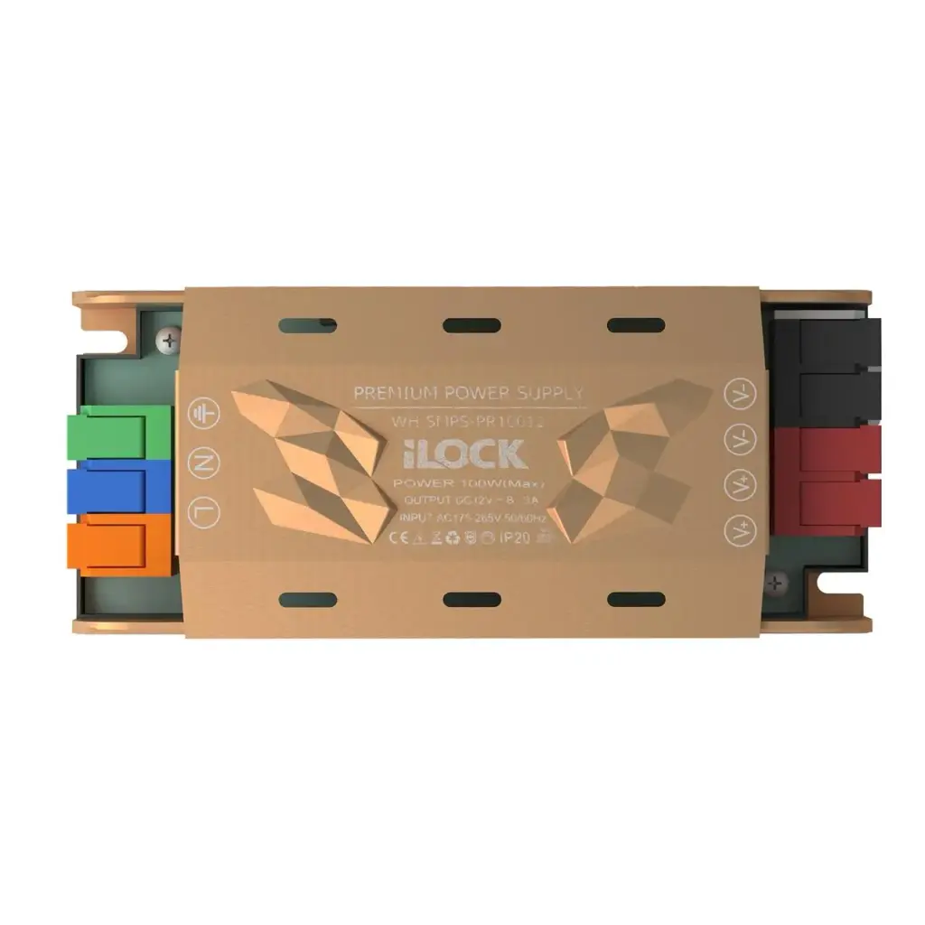iLOCK Premium LED Power Supply 12V IP20 - Driver for LED Strip Lights (60W)