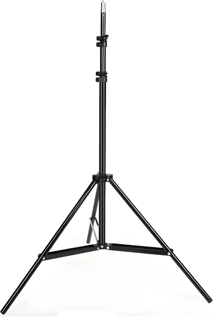 [3308] MF-3308 Camera Tripod with 3 Way 360 Degree Rotating Head and Stable Metal Brackets Adjustable Angles Portable Design -Black