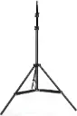 MF-3308 Camera Tripod with 3 Way 360 Degree Rotating Head and Stable Metal Brackets Adjustable Angles Portable Design -Black