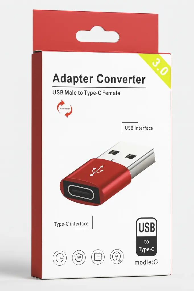 Type-C USB to USB Converter,3.0 Male Adapter (USB-A) to USB 3.1 Female Adapter (USB C)