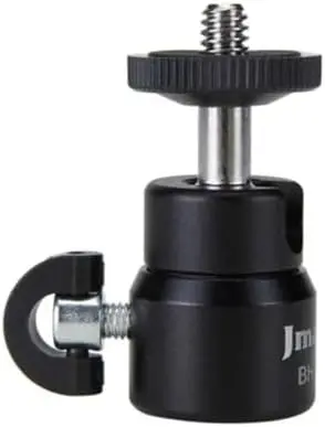 JMARY BH01 360 Degree Metal Ball Head: get full freedom of movement and control with this 360° rotating ball head, which ensures you to aim your camera with precision and high stability. 