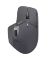 Rapoo MT760 Multi-Device Wireless Mouse, Bluetooth 5.0/3.0 and 2.4GHz Tri-Mode Connection, Up to 4 Devices, 11 Programmable Buttons, 4K DPI, Ergonomic Design, 90 Days Battery Life, PC, Matte Black